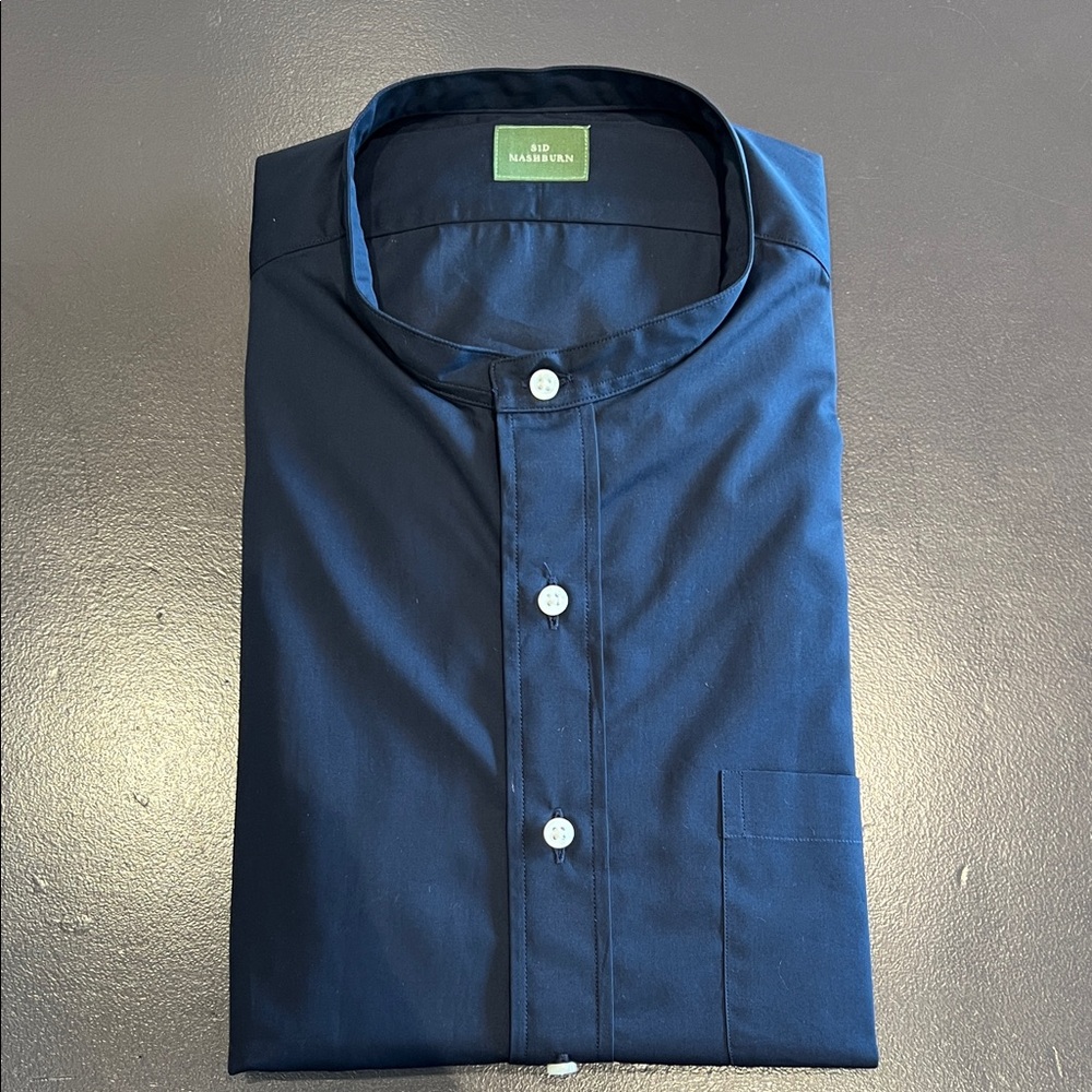 Sid Mashburn. Dark Blue Casual Shirt